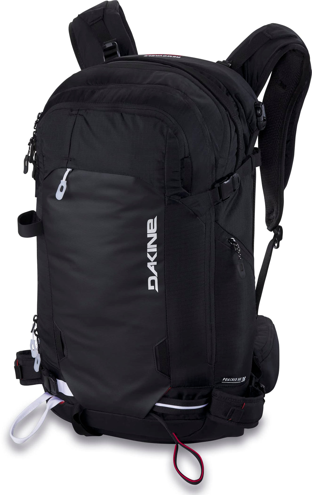 Dakine Poacher RAS 36L backpack with roll-top closure for secure backcountry access.