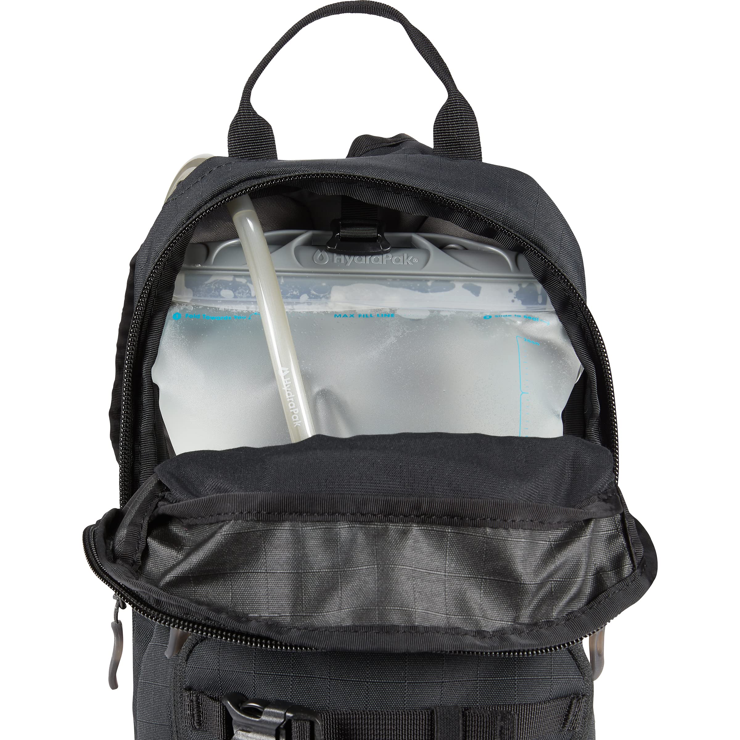 Dakine Session 8L breathable back panel enhances comfort during long sessions.