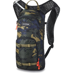 Dakine Session pack Cascade Camo backpanel delivers breathable comfort during long rides.