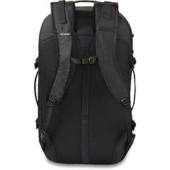 Dakine Split Adventure 38L back view highlights padded straps for comfortable all-day wear.