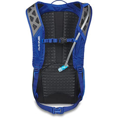 Dakine Syncline 12L Deep Blue – back view with breathable backpanel and stable load.