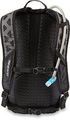 Dakine Syncline 12L lumbar reservoir keeps weight low for stability.
