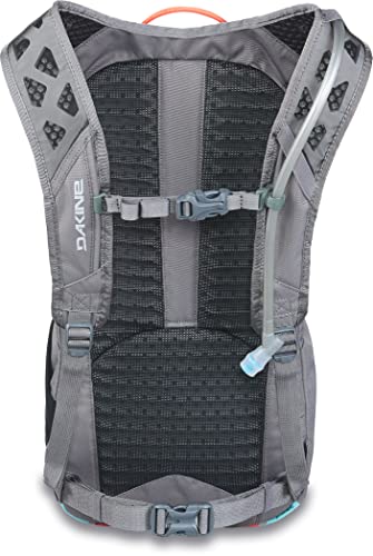 Dakine Syncline 12L steel grey back view highlighting breathable Air Flow backpanel for cool rides