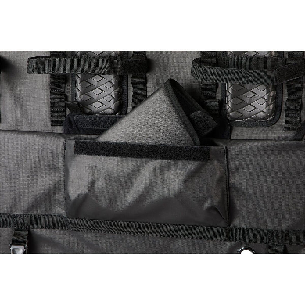 Dakine pad fits various tailgates with sturdy, quiet design
