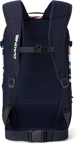 Dakine Heli Pack 12L Night Skyline back view with tool sleeves