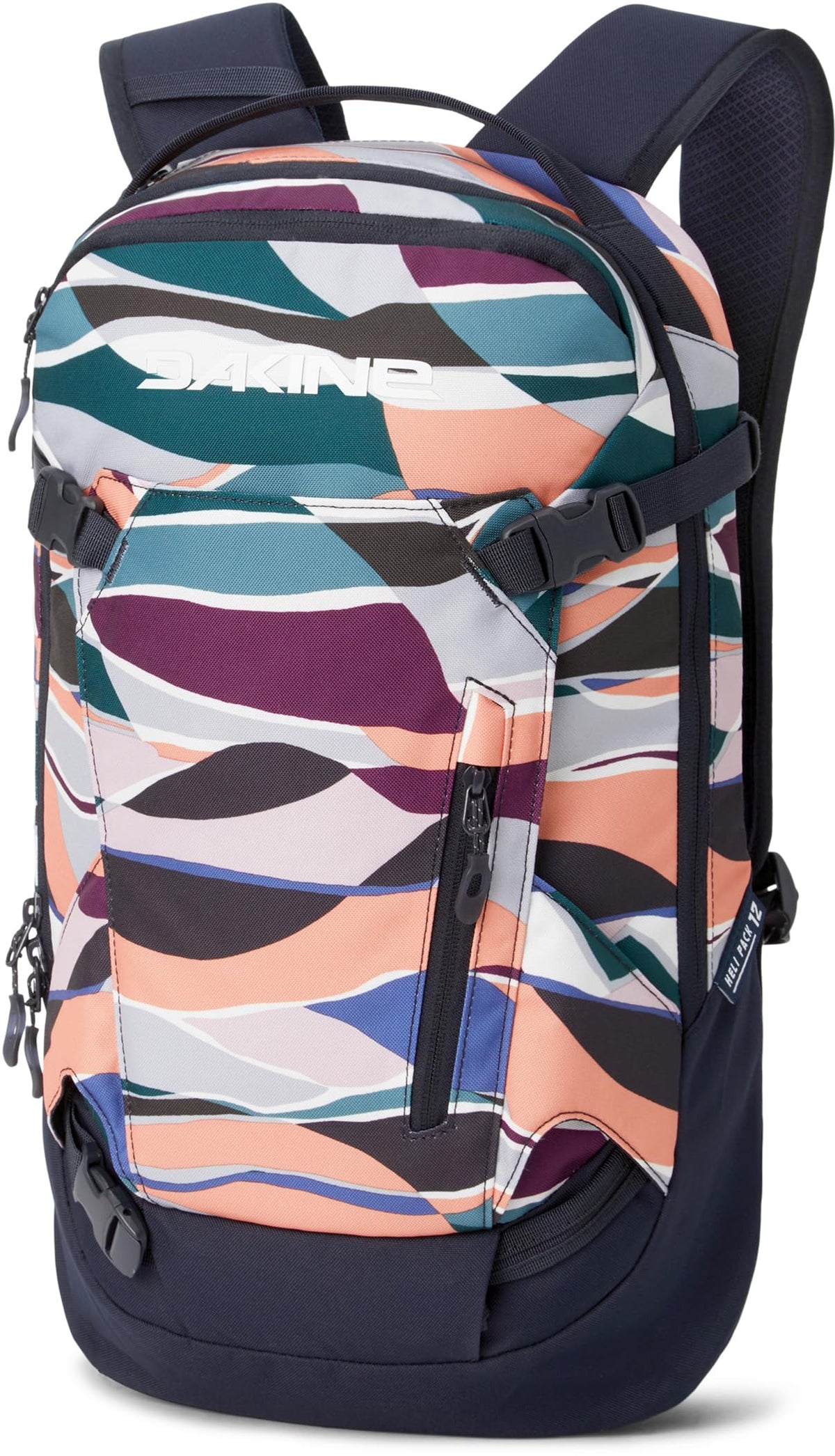Dakine Heli Pack 12L Night Skyline front view for backcountry day trips