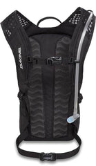Dakine Women's Session 8L back panel shows breathable design for cool trail use