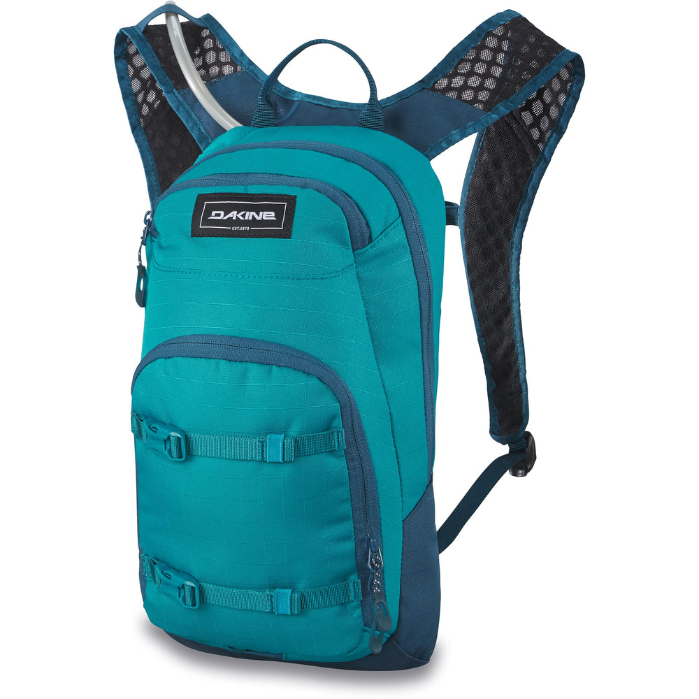 Dakine Women's Session 8L Deep Lake pack front view for quick hydration on the trail