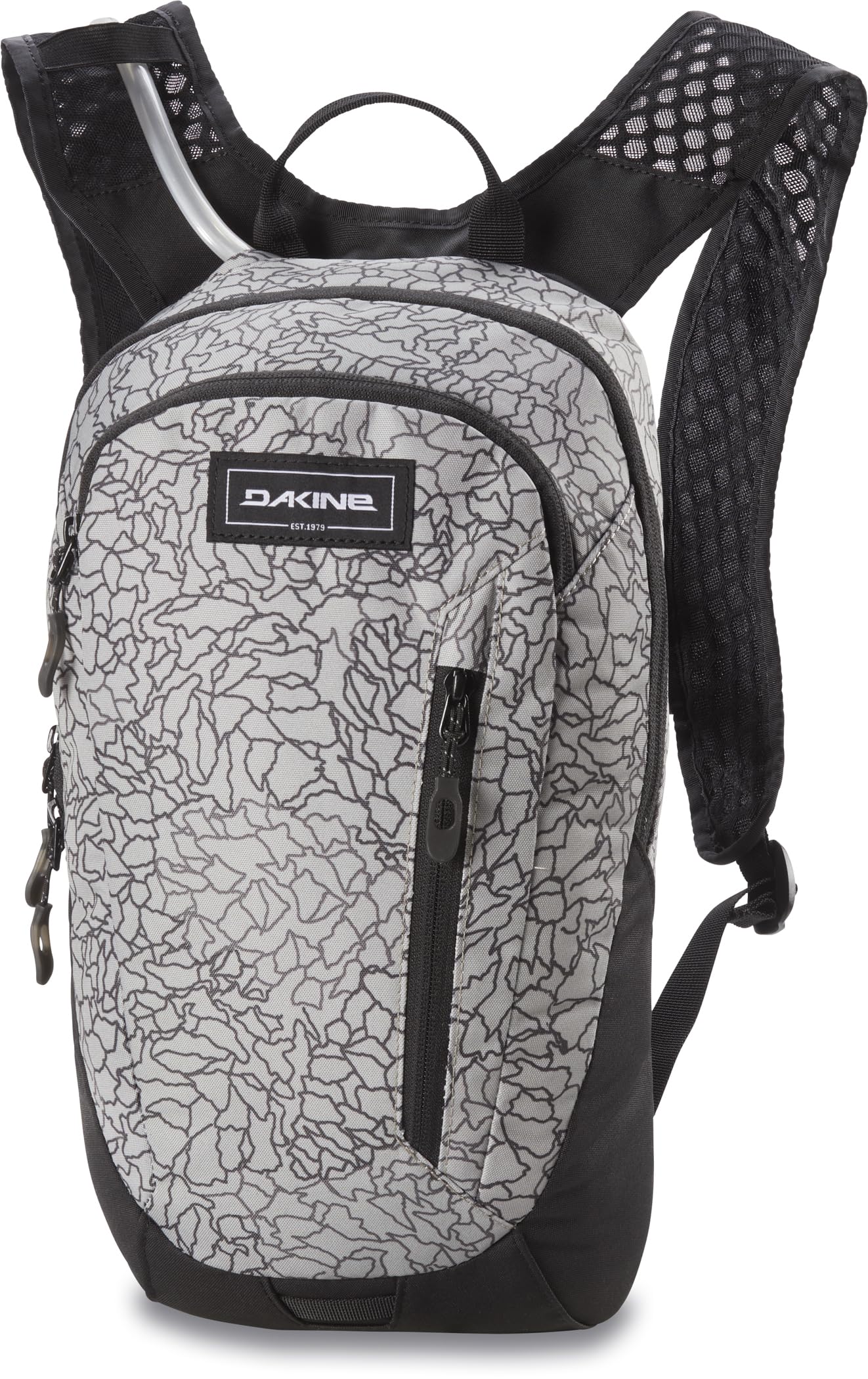 Dakine Shuttle 6L back panel with breathable mesh keeps riders cool on climbs.