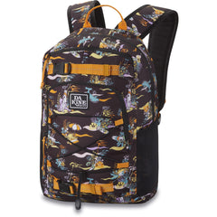 Dakine Youth Grom Pack front view with reflective webbing for daytime safety.