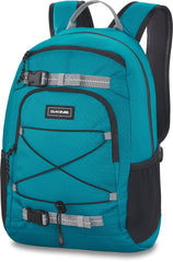 Dakine Youth Grom Pack Deep Lake front view for everyday school storage.