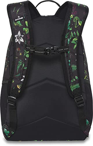Dakine Youth Grom Pack Woodland Floral 13L showing fleece sunglass pocket and cargo straps