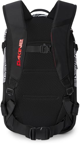 Dakine Youth Heli Pro 18L back panel with padded straps for comfort.