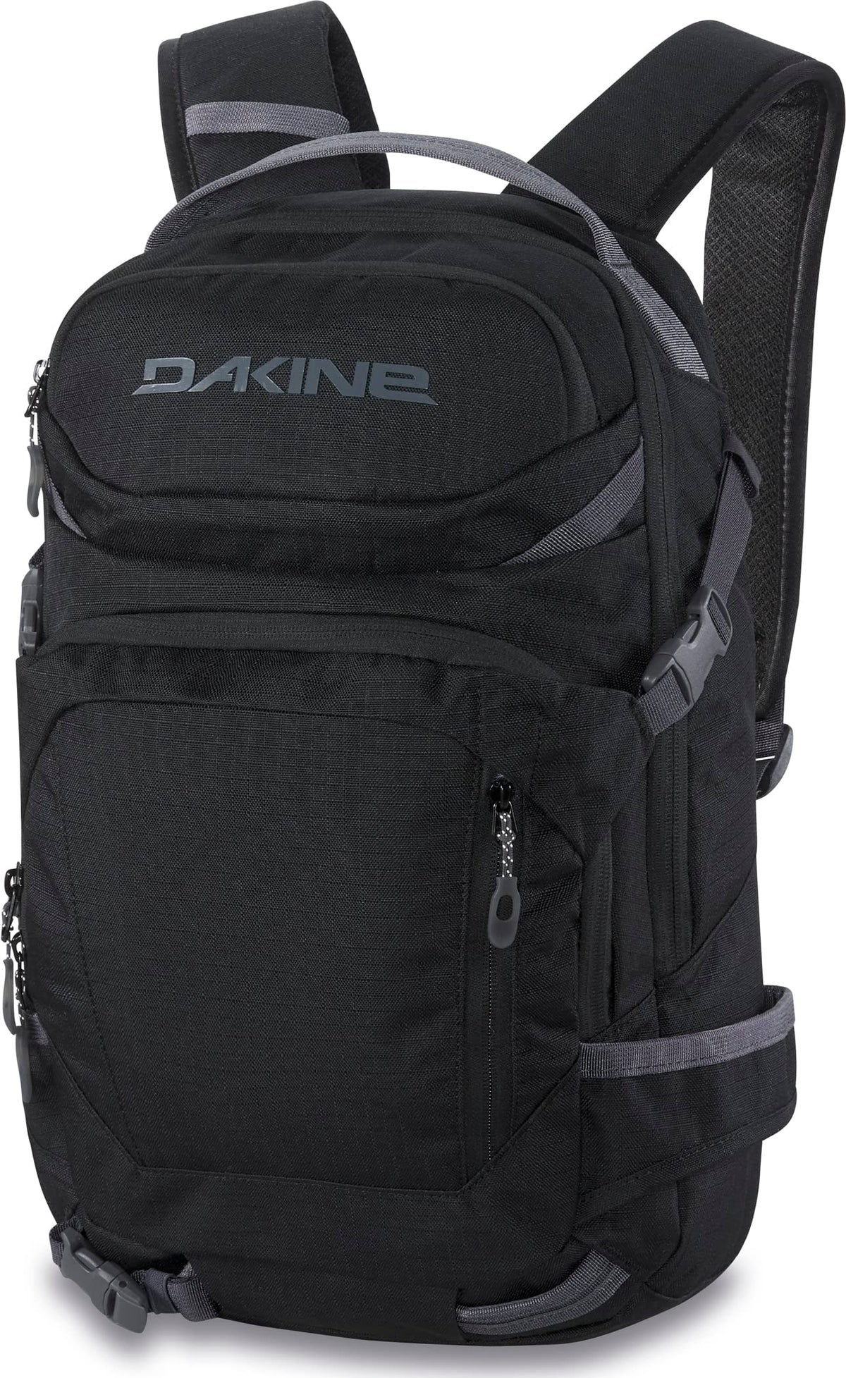 Dakine Youth Heli Pro 18L front view, ideal for kids' backcountry hikes and gear transport