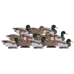 DAKOTA DECOY flocked drake head mallard floaters with 48-inch rig for a realistic waterfowl spread