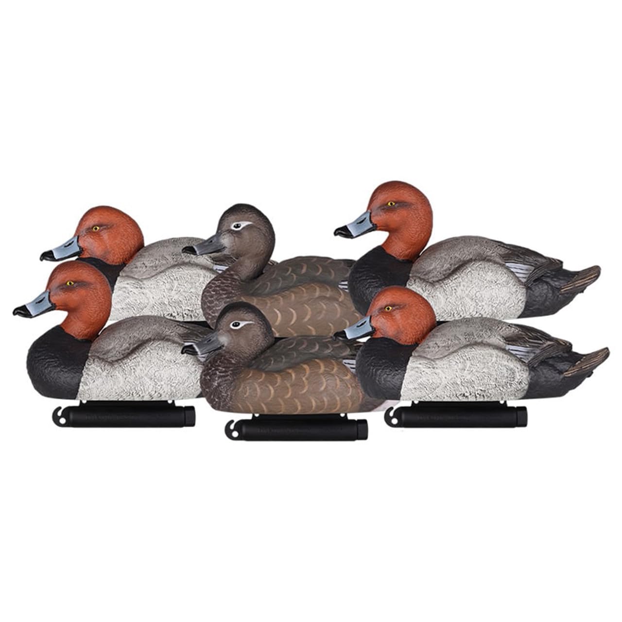 Dakota Decoy RedHead floating duck decoys six-pack for lifelike water action