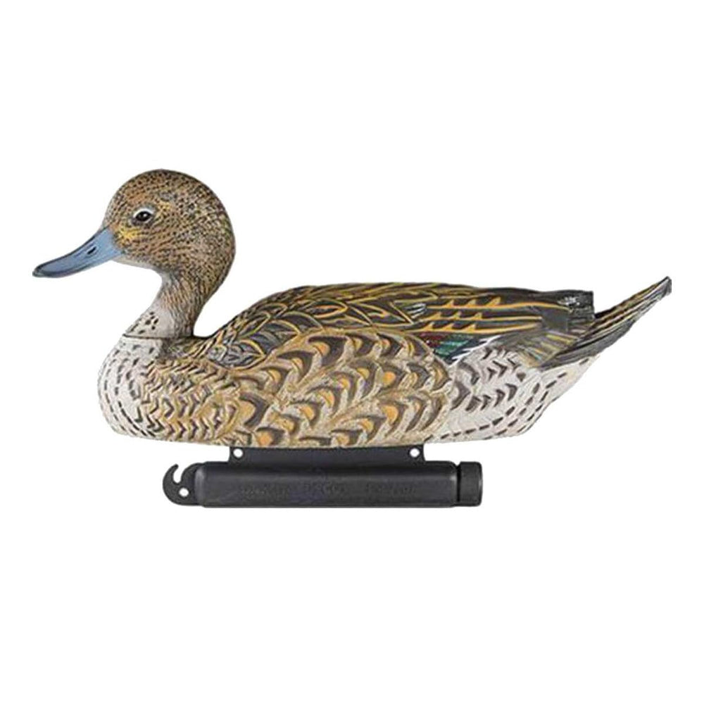 Lifelike coloring and feather patterns support stealthy, realistic waterfowl scenes.
