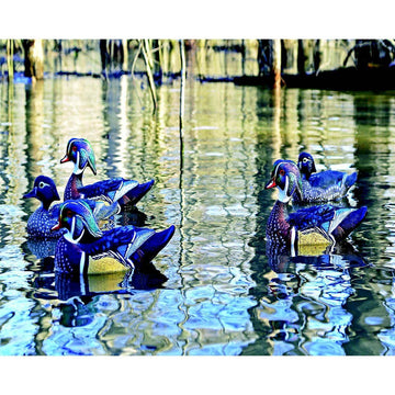 Dakota Decoy X-treme Woodduck paint detail showcases durable vibrant finish.