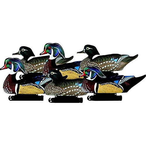 Dakota Decoy X-treme Woodduck weighted keel provides steady motion.