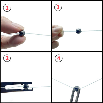 Removable split shot sinker 1/25oz