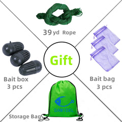 Damidel folded trap showing compact size 16in x 10in x 2in