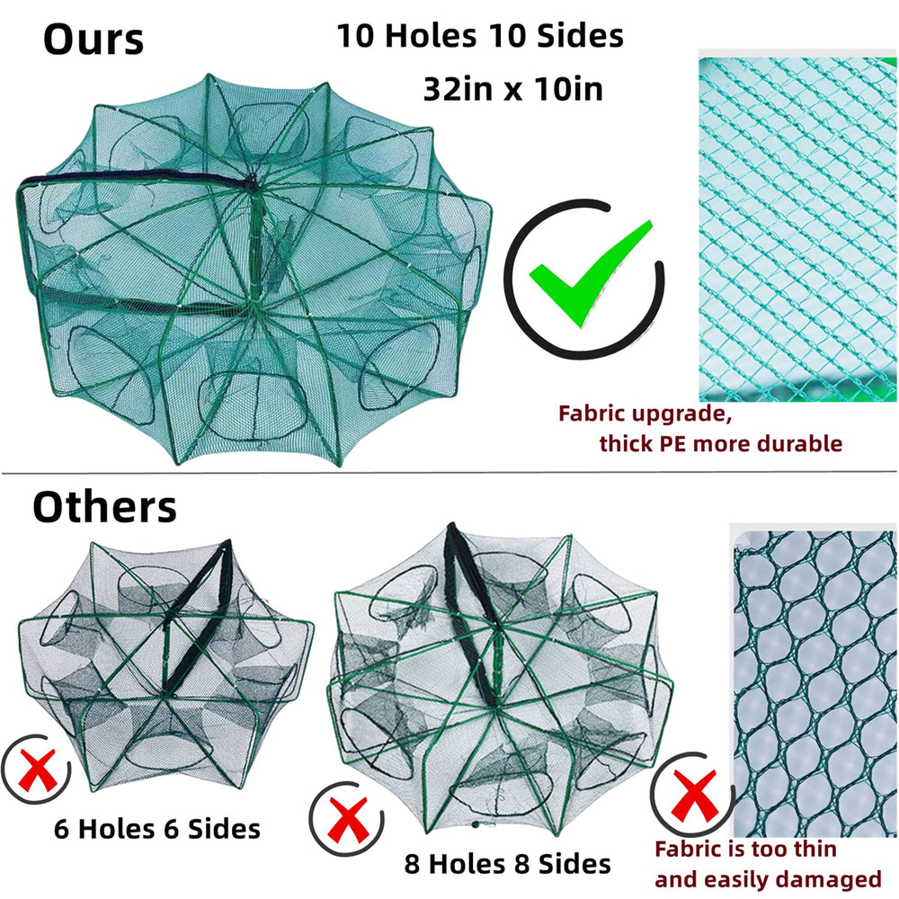 PE fiber netting material used in DAMIDEL trap
