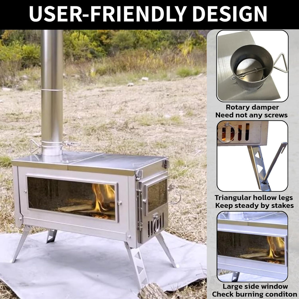 DANCHEL OUTDOOR HS6 extension legs packaged for portable storage