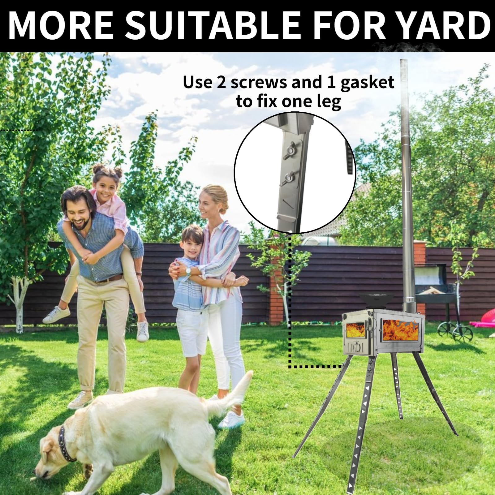 DANCHEL OUTDOOR HS6 foldable legs setup demonstrates quick height adjustment
