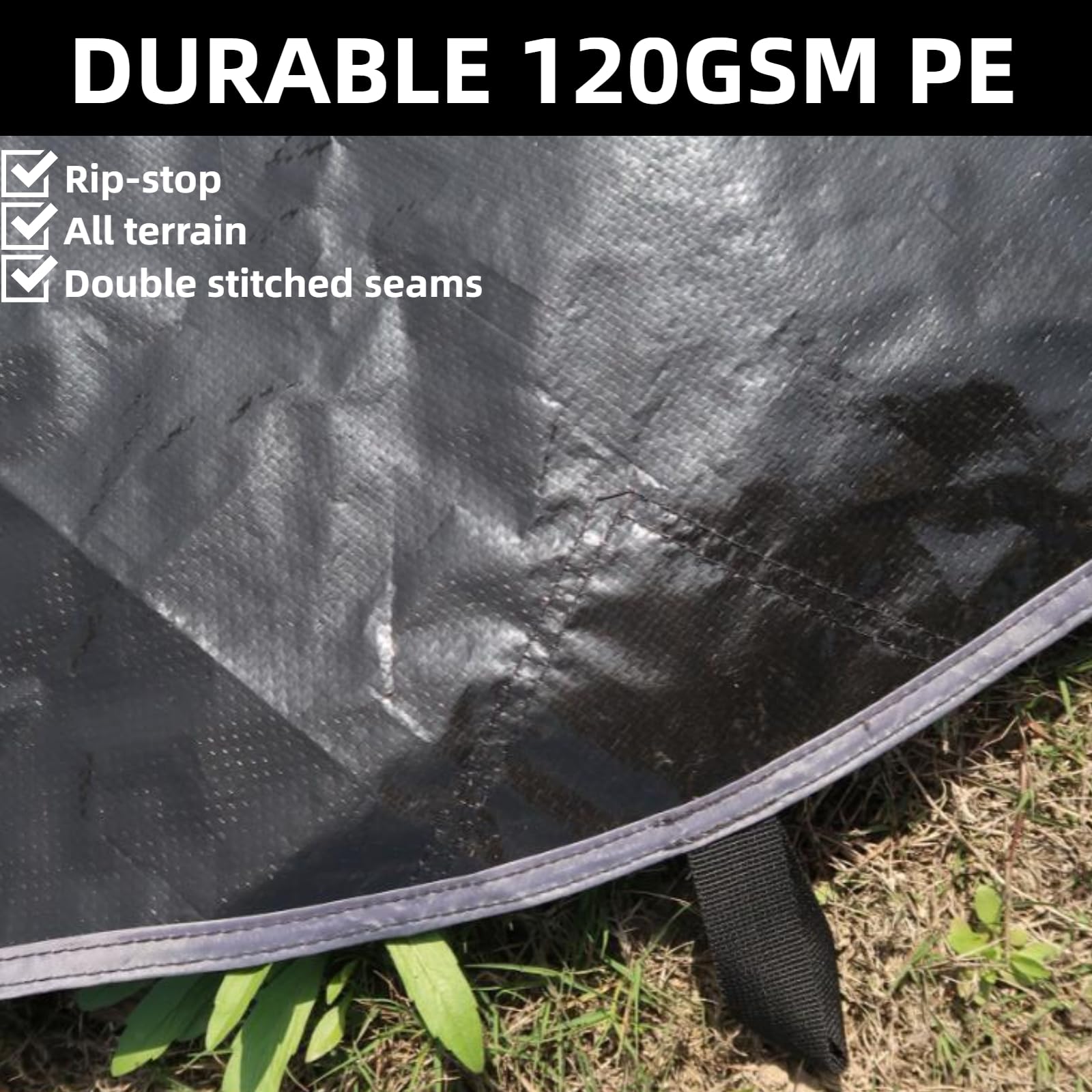 DANCHEL OUTDOOR B5PRO 4mm tarp offers tear-resistant tent protection