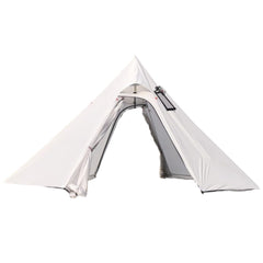 DANCHEL OUTDOOR backpacking hot tent front view highlights compact, lightweight design.