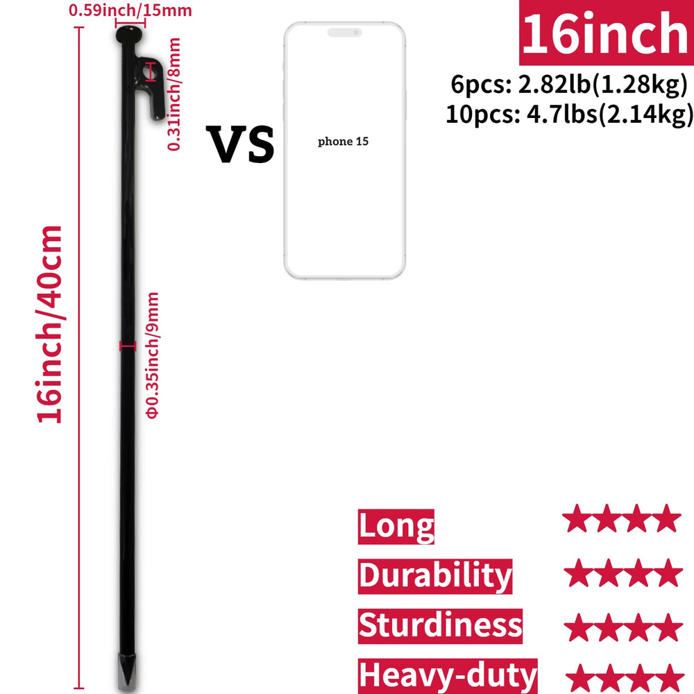 DANCHEL OUTDOOR heavy-duty steel stake wind resistance ensures tent stays stable.