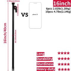 DANCHEL OUTDOOR heavy-duty steel stake wind resistance ensures tent stays stable.