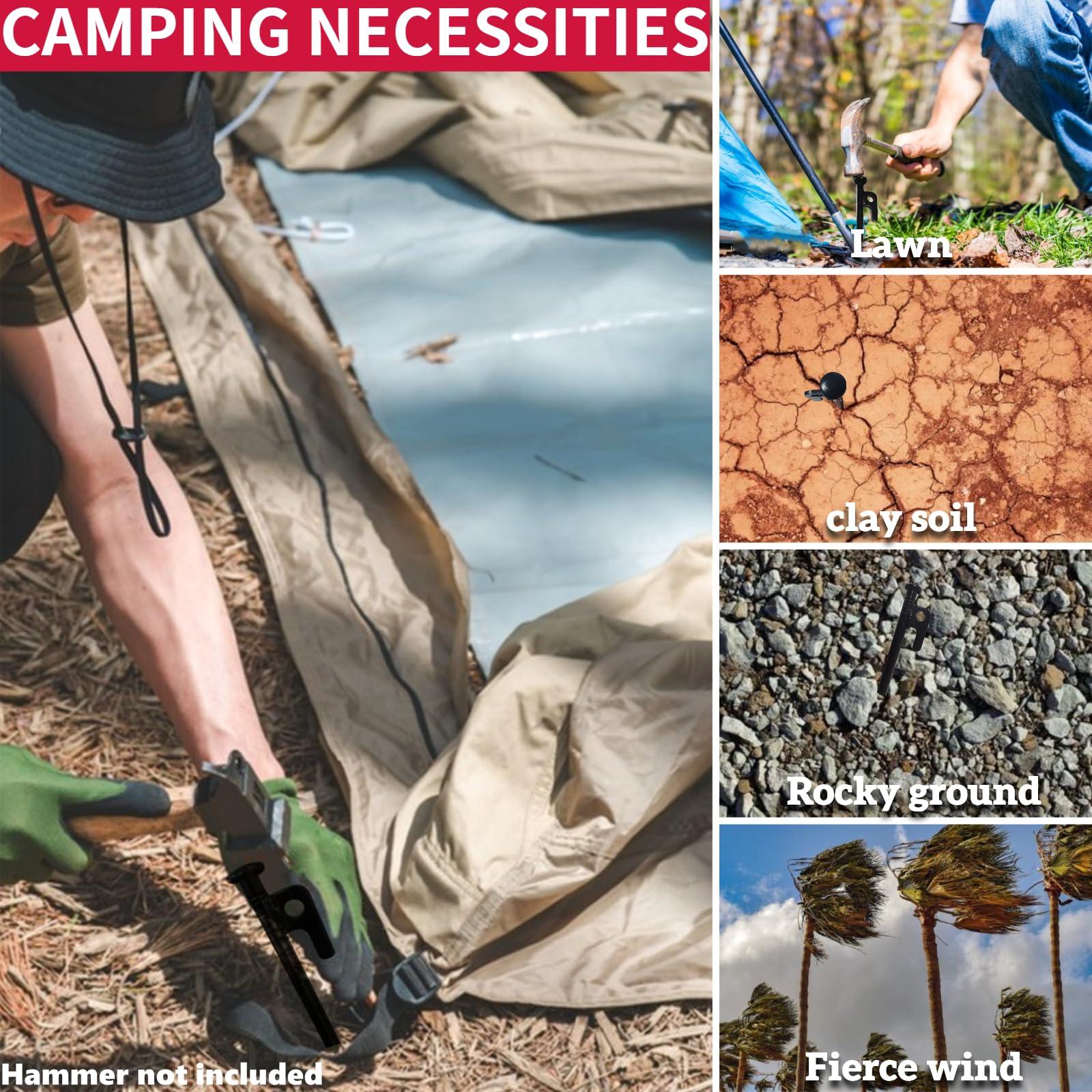DANCHEL OUTDOOR protective tip casing protects stakes during storage.