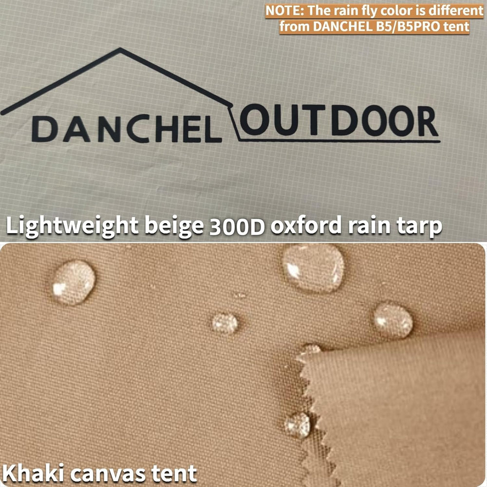 DANCHEL OUTDOOR stakes and ropes pack for quick, secure setup.
