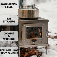 DANCHEL OUTDOOR T1 spark arrestor image highlighting safer campfire cooking.