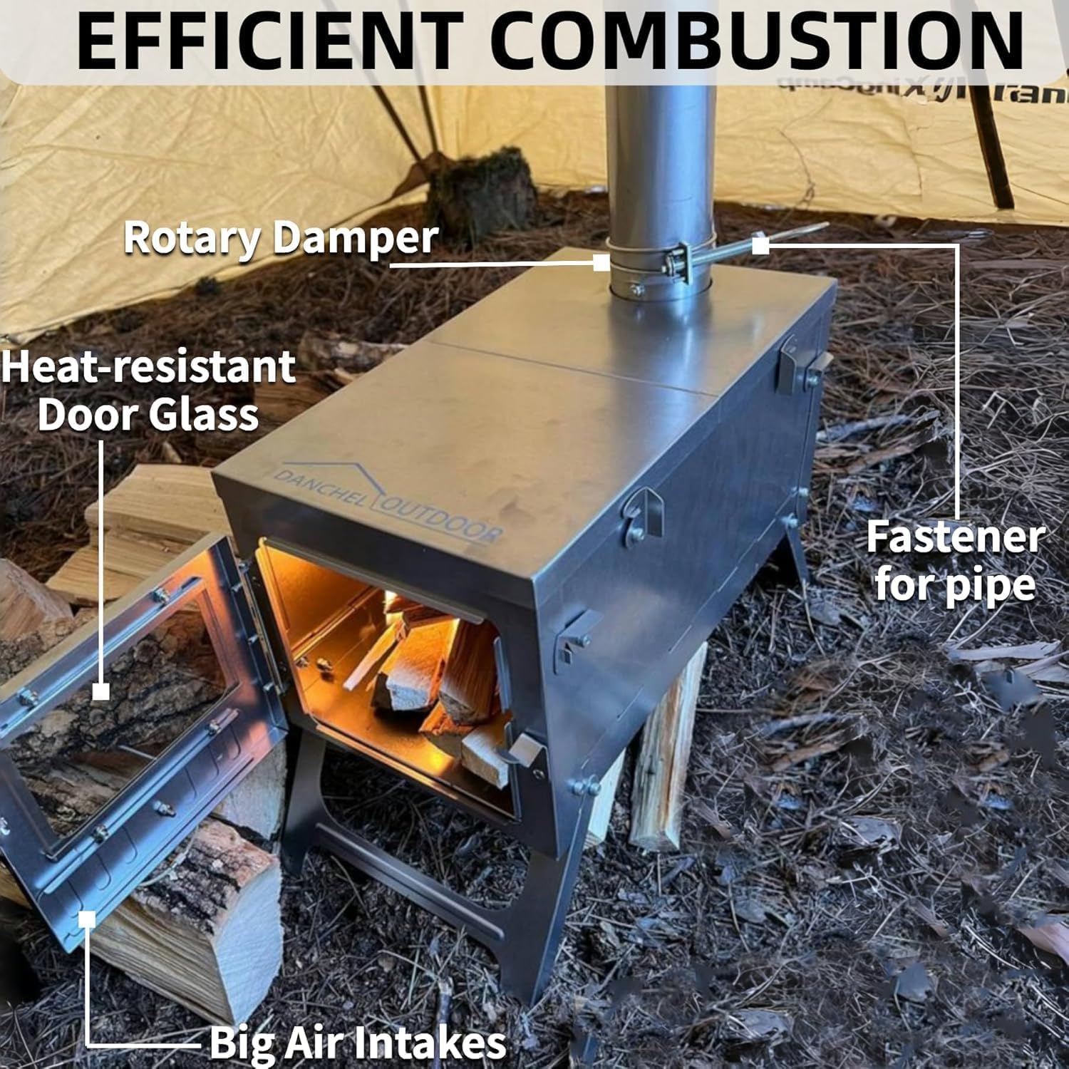 DANCHEL OUTDOOR T6 titanium body highlighting durability and heat resistance