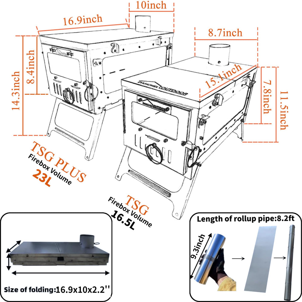 DANCHEL OUTDOOR TSG Plus top panel supports 22 lbs