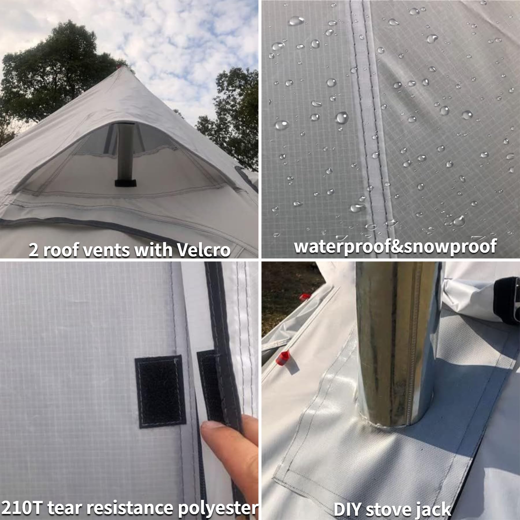 DANCHEL OUTDOOR ultralight packable tent illustrating space efficiency.