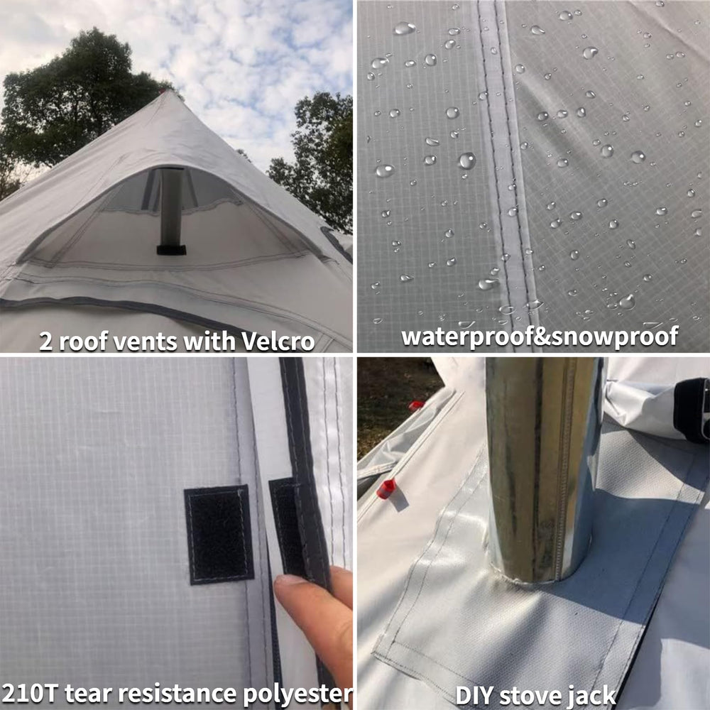 DANCHEL OUTDOOR ultralight packable tent illustrating space efficiency.