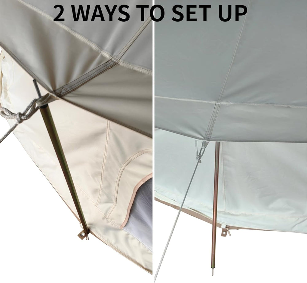 DANCHEL OUTDOOR windproof poles help secure tents in breezy conditions.