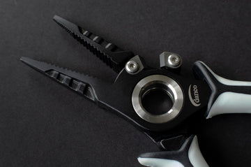 danco 7.5-inch Pro Series Pliers with sheath and carabiner ready-for-water storage