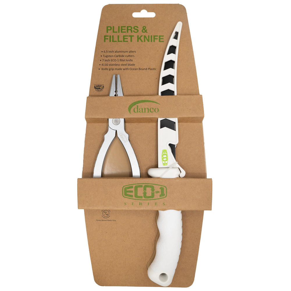 Danco ECO-1 6.5-inch aluminum pliers for corrosion-resistant performance in saltwater.