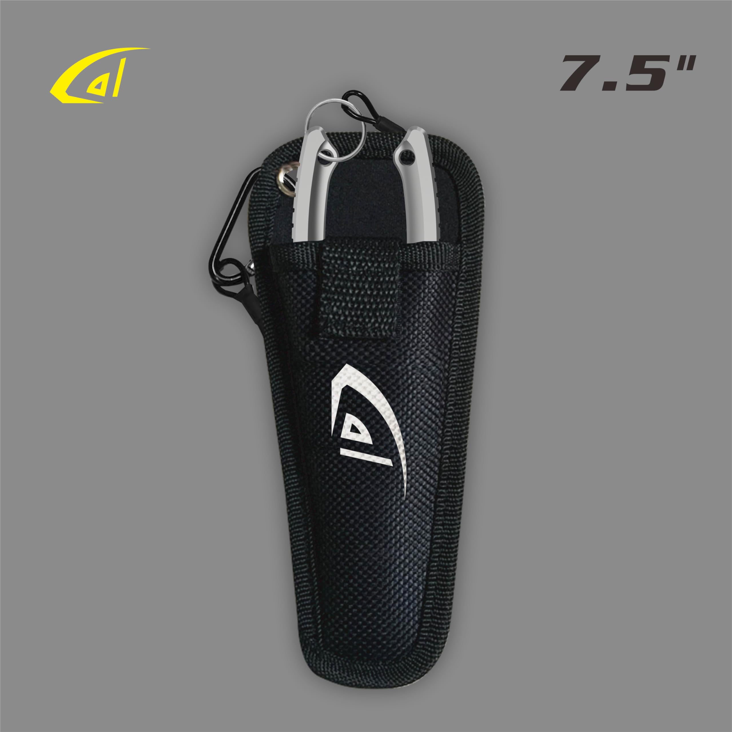 Pliers with aluminum safety lock engaged