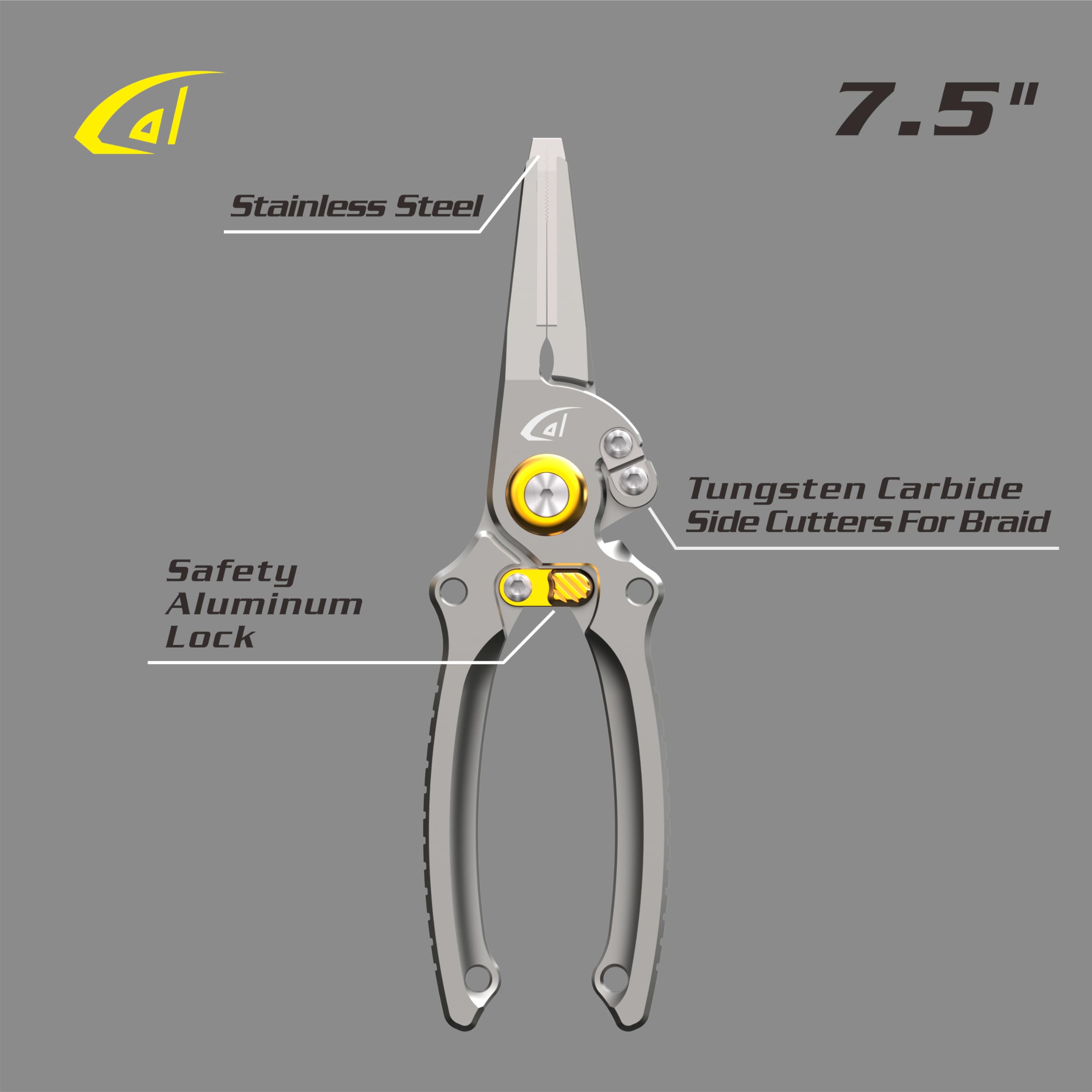 Danco pliers showing stainless steel jaws assembly