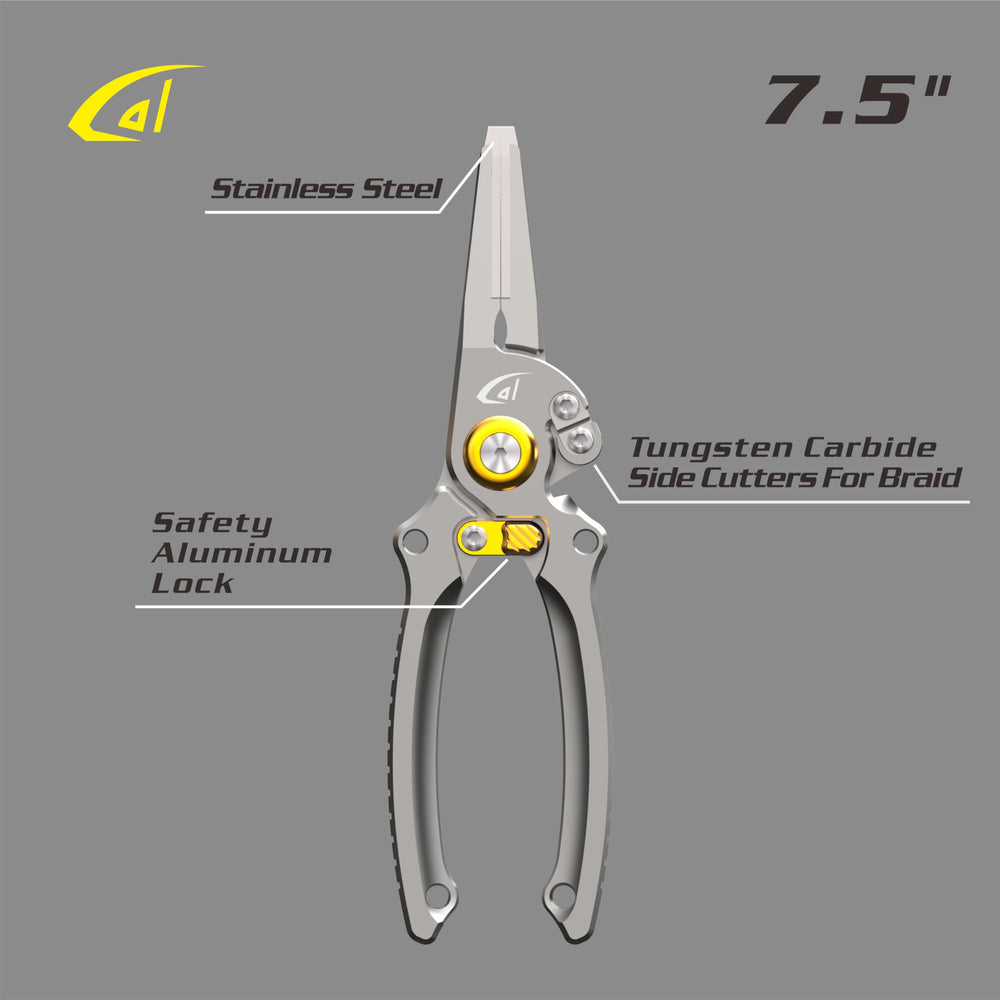 Danco pliers showing stainless steel jaws assembly