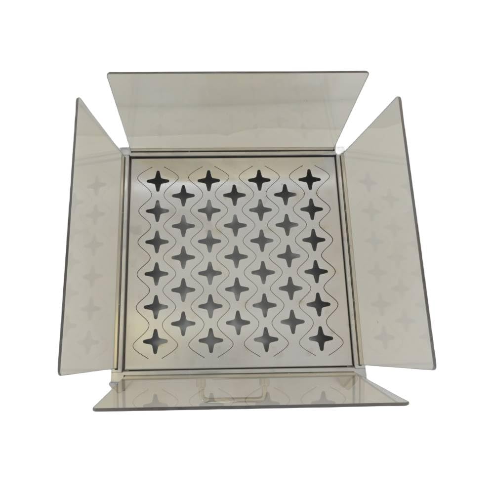 Dandelion shell fire resistant mat protects surfaces during use