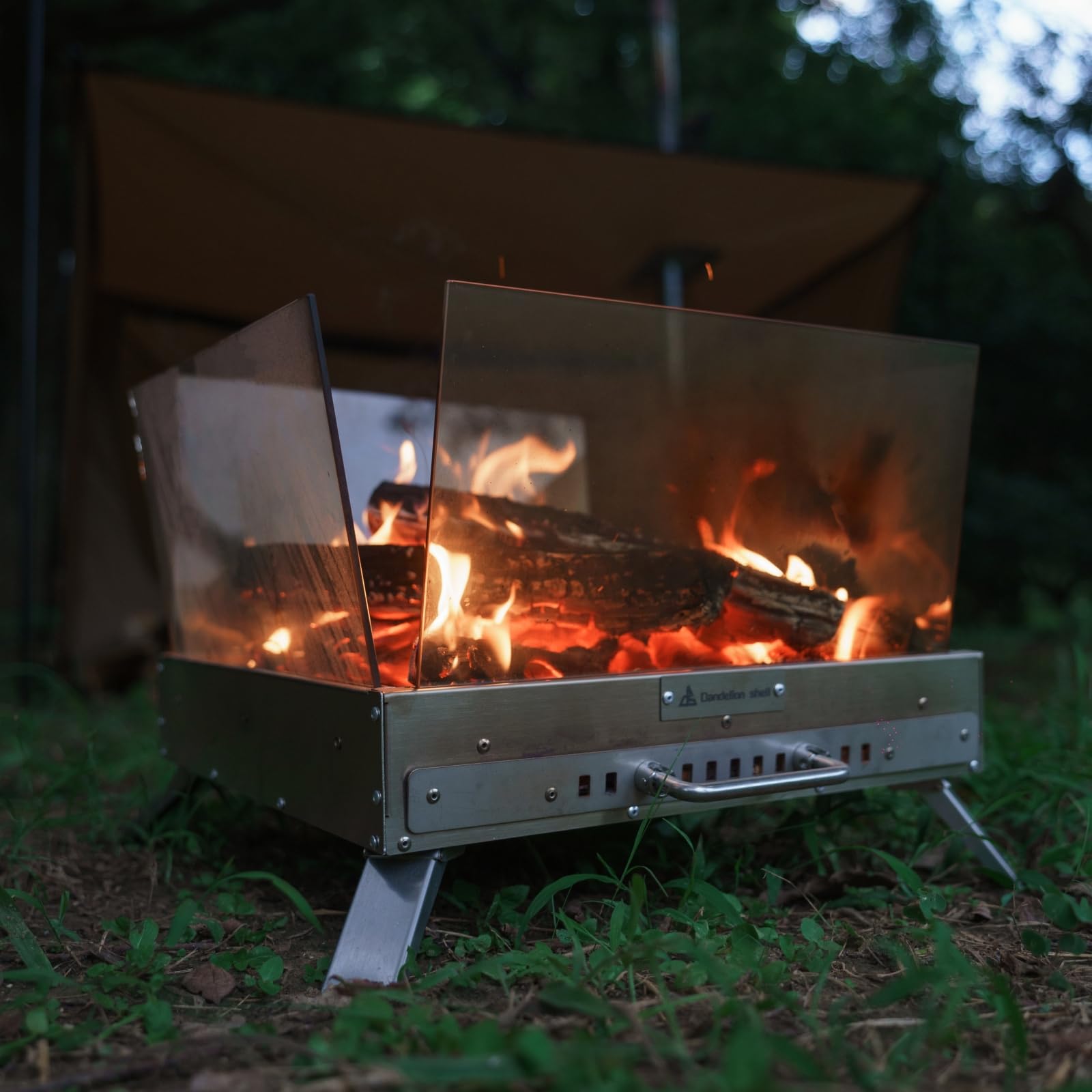 Dandelion shell stainless steel body provides durable outdoor performance