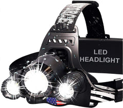 DanForce headlamp USB rechargeable LED for hands-free night tasks