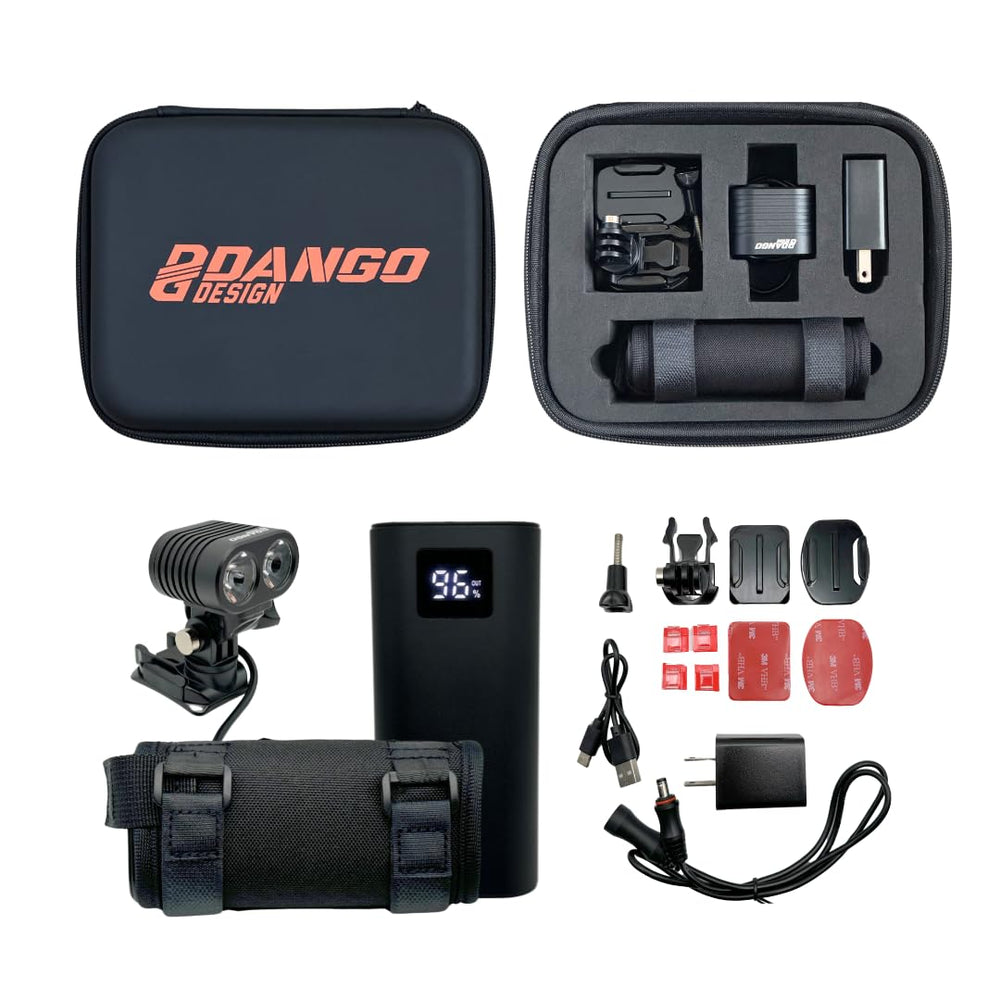 Dango Design Navigator universal mount works with various helmet brands and camera mounts.