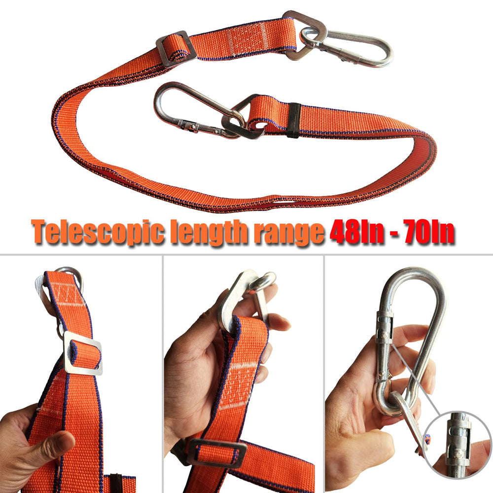 DANGONGLI high-strength-buckles enable safe climbs under heavy loads.